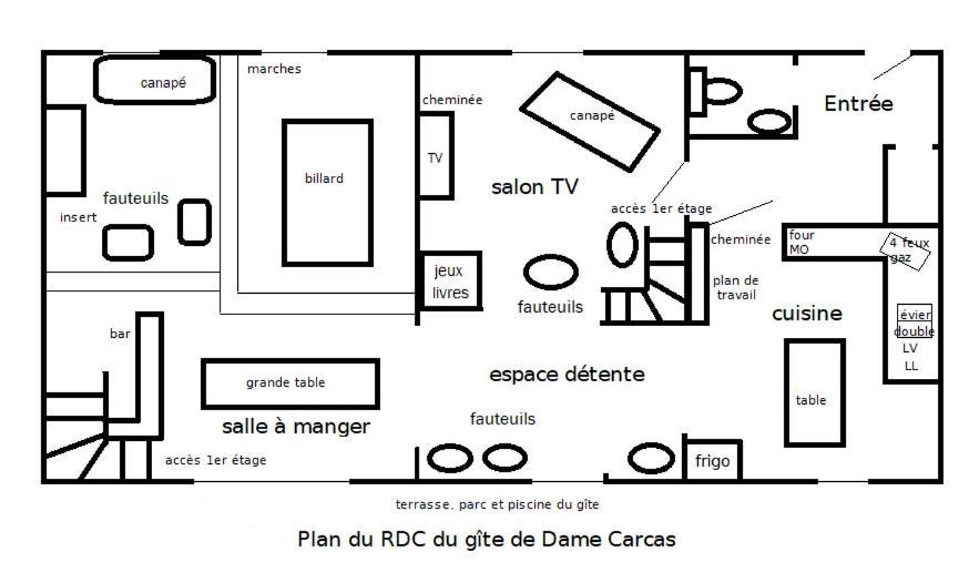 Domaine D'Herminis - Gite De Dame Carcas قرقشونه المظهر الخارجي الصورة